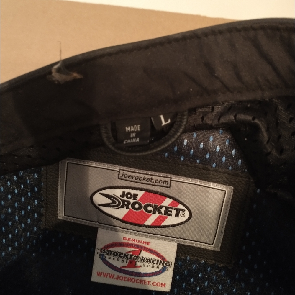 Joe Rocket motorcycle jacket Sz L